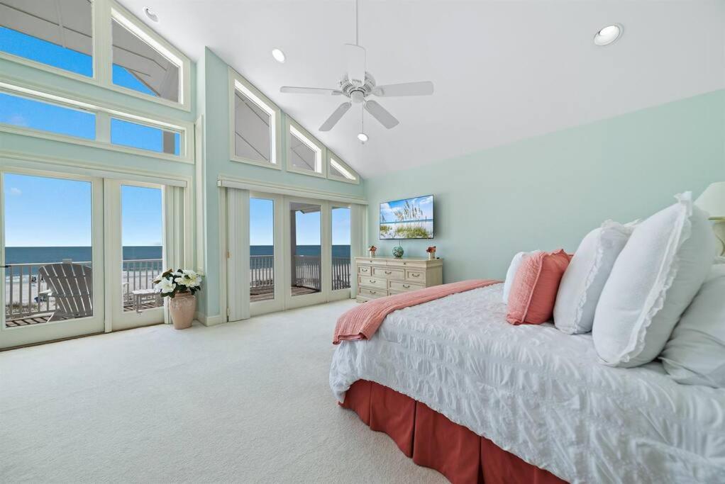 Oceanfront/Zero Steps To Beach/Views/4Br Галф Шорс Екстериор снимка