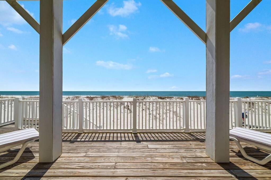 Oceanfront/Zero Steps To Beach/Views/4Br Галф Шорс Екстериор снимка