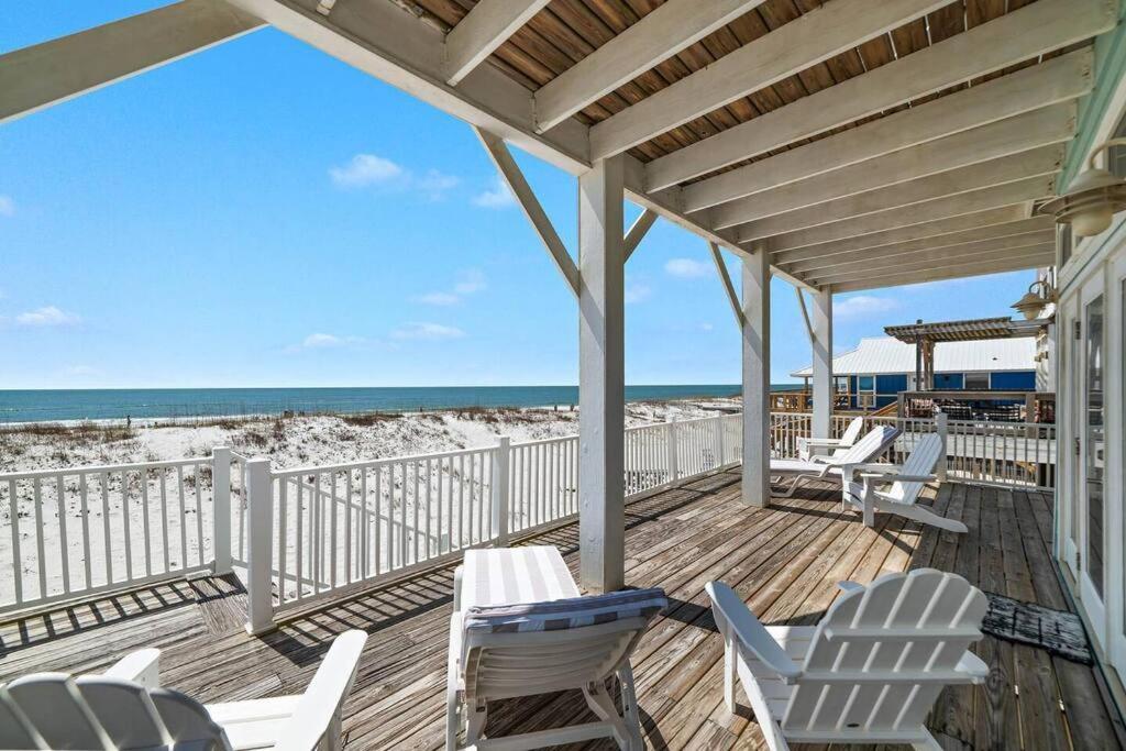 Oceanfront/Zero Steps To Beach/Views/4Br Галф Шорс Екстериор снимка