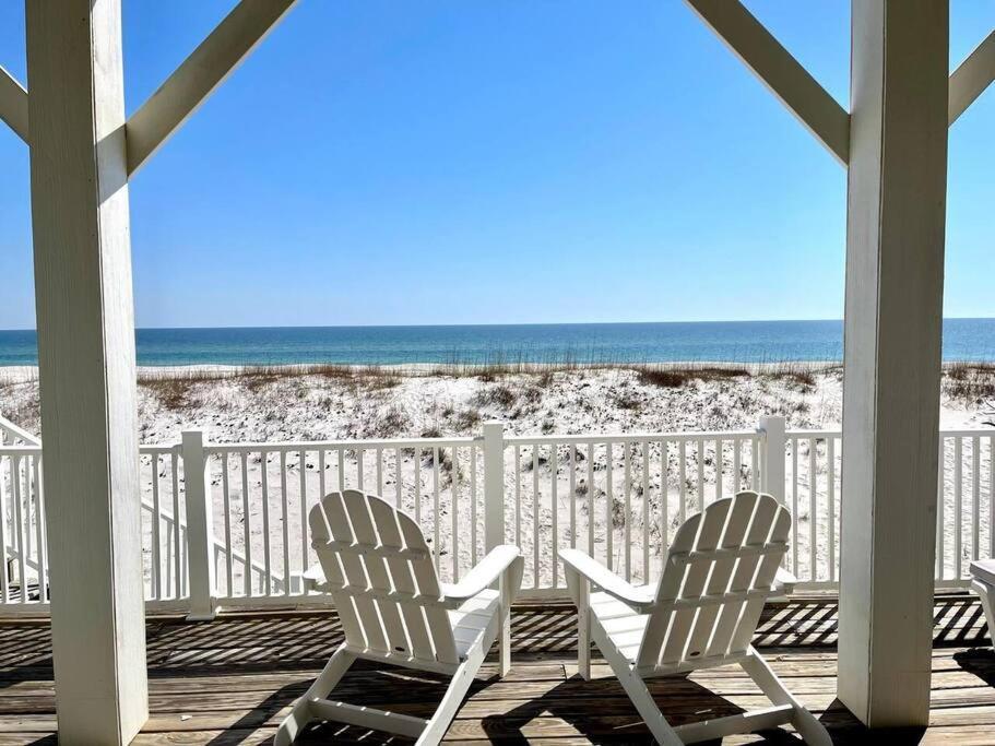 Oceanfront/Zero Steps To Beach/Views/4Br Галф Шорс Екстериор снимка